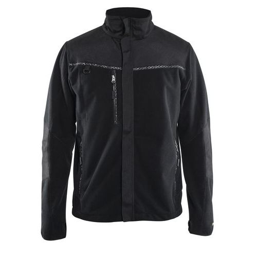 Giacca in pile antivento nero taglia XXXL - 495525249900XXXL,