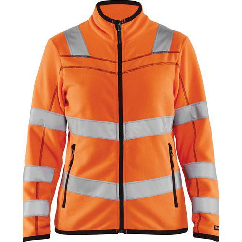 Giacca in micropile ad alta visibilità da donna L,