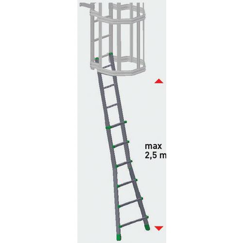 Scaletta telescopica di accesso,