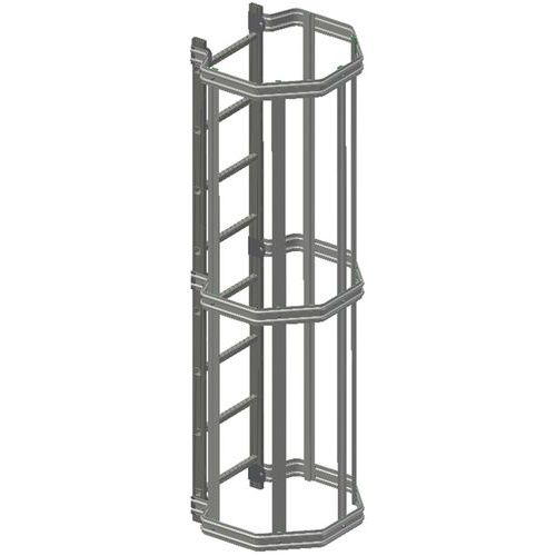 Composizione scala Gabbia m. 4.80/5.10 - Dl.gs 81/2008,