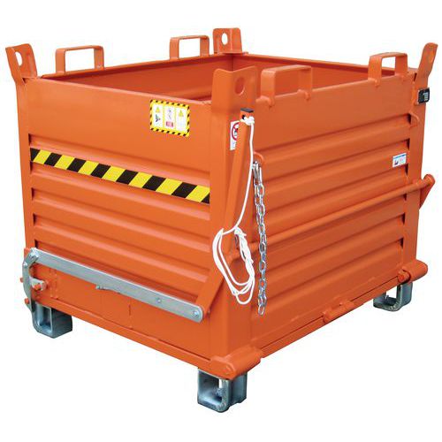 CON.LAMIERA 1200.800.800+50+184 AD UN FONDELLO APRIBILE,