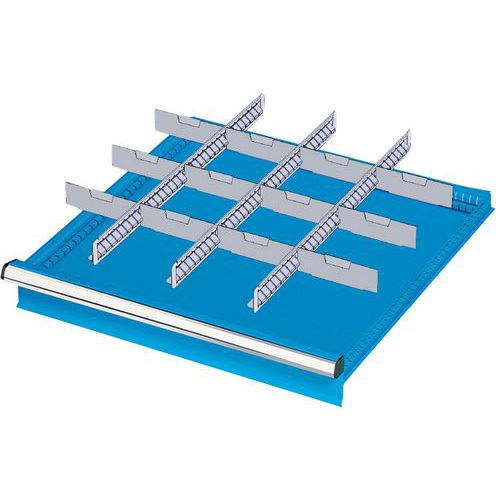 suddivisione cassetti 100-125hmm 36X36U 3 div fes 12 divtras,