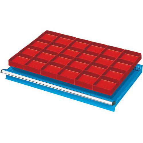 suddivisione cass100-125mm 54x36U 24 vaschette 150x150mm,