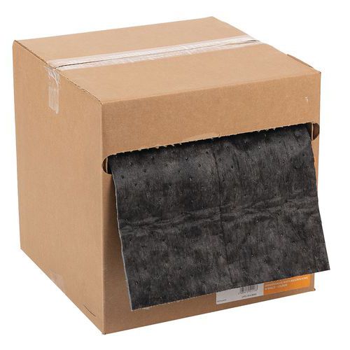 Rotolo perforato universale 41 cm x 46 m nero,