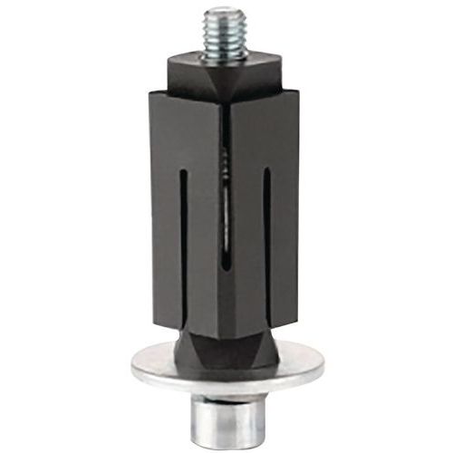 Asta espandibile per rotella con occhiello e tubo quadrato dia. int. 27/30 mm,