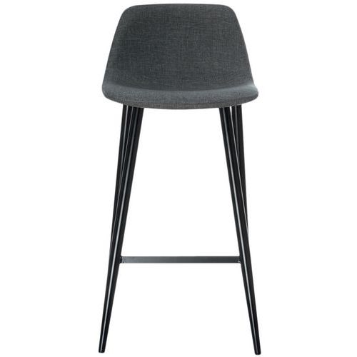 Sgabelli Must gambe colore nero seduta grigio,