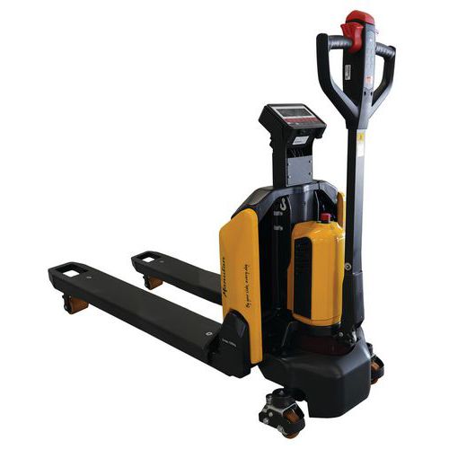 Transpallet elettrico al litio con bilancia - Manutan,