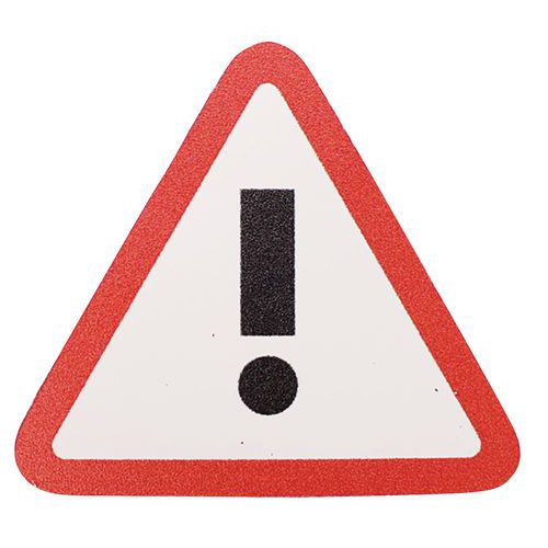 Magneti Lean Management Attention rosso/bianco,