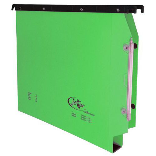 Cart sospese Joker verde per armadio Int 33cm. Fondo U 3cm,