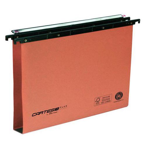 Cart sosp Cartesio Plus per cassetto Int 39cm.Fondo U 3cm,