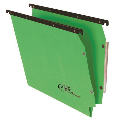 Cartelle sospese Joker verde per armadio Int 33cm.Fondo V,