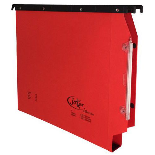 Cart sospese Joker rosso per armadio Int 33cm. Fondo U 3cm,