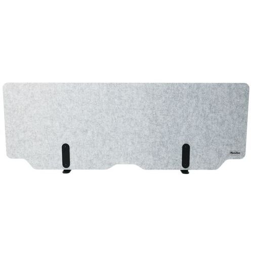 Separatore scrivania l1300 grigio chiaro kit piedini GY04,