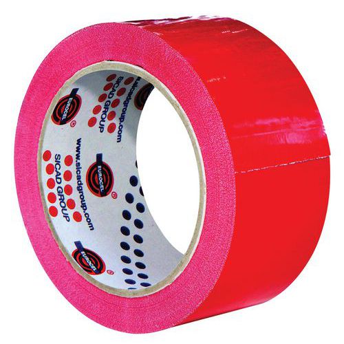 Nastri Adesivi Pvc Rosso 50 mm X 66 m 37 µm 37 microns,