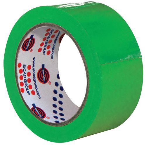 Nastri Adesivi Pvc Verde 50 mm X 66 m 37 µm 37 microns,