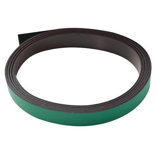 Nastro Magnetico Per Planning Verde 100 cm x 10 mm,