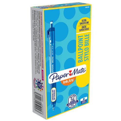 Penna a sfera Paper Mate InkJoy 300 RT punta 1,0 mm - Blu,