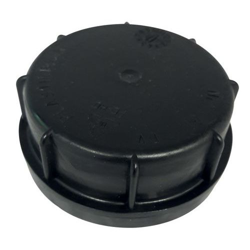 Tappo ø 51 FHW nero anello inviolabile + guarnizione in PE,