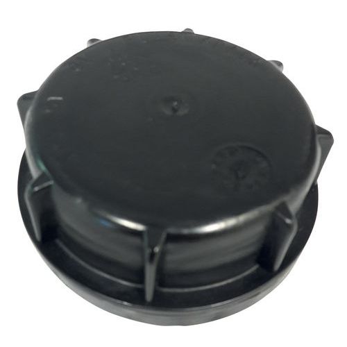 Tappo ø 61 FHW nero anello inviolabile + guarnizione in PE,