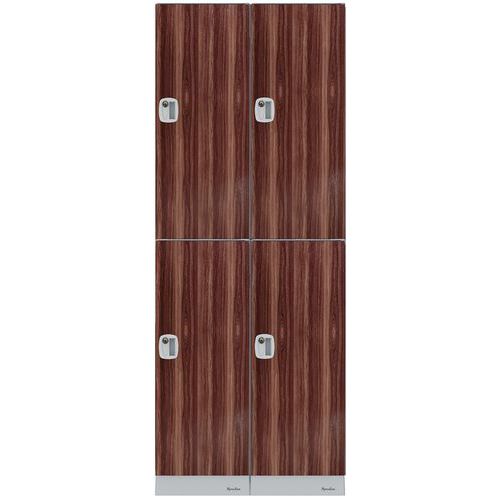 Armadietto multiscomparto 4 sc 1028mm wengé-Manutan Expert,