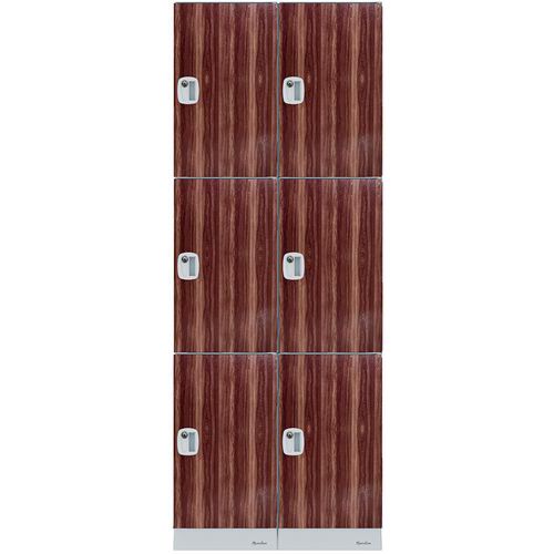 Armadietto multiscomparto 6 sc 1502mm wengé-Manutan Expert,