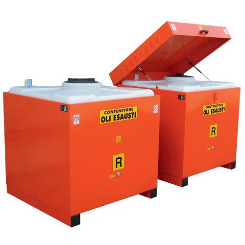 STAZ.NE STOCCAGGIO OLI ESAUSTI CAPACITA' LT. 1000,