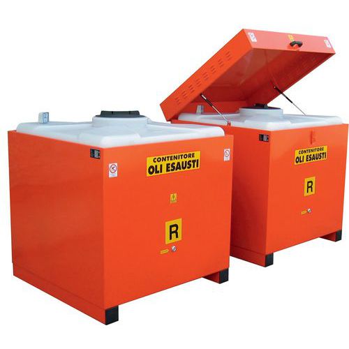 STAZ.NE STOCCAGGIO OLI ESAUSTI CAPACITA' LT. 300,