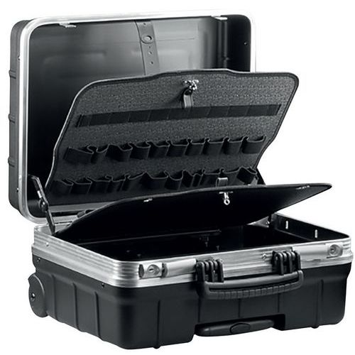 Valigia trolley porta utensili in polipropilene ad alto spessore (vuota),