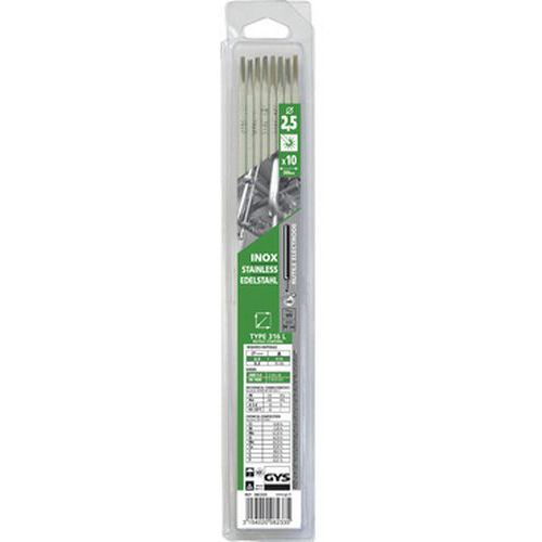 elettrodo inox diametro 2,5 mm,