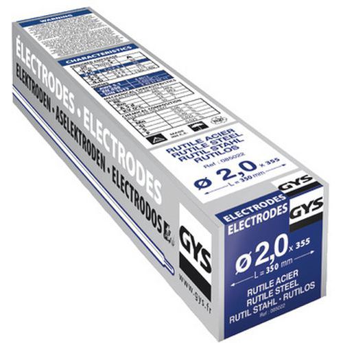 elettrodo rutilo per acciaio comune diametro 2 mm,