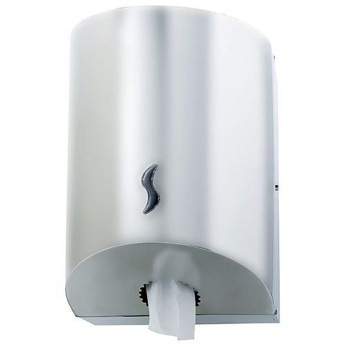 Distributore di rotolo a erogazione centrale inox spazzolato,