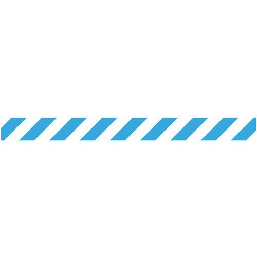 Nastro adesivo a strisce blu/bianco 90x1000 mm,