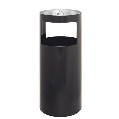 Posacenere gettacarte con tondino reggisacco metallo,