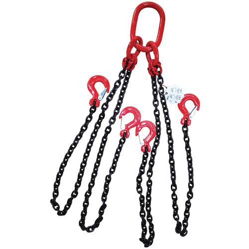 Imbracatura 2,36 T linguetta 4 fili Non reg.,