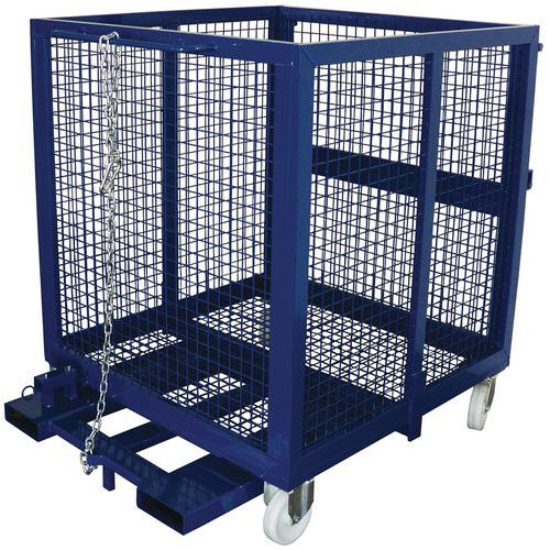 Cesta in rete ribaltabile  750 lt,