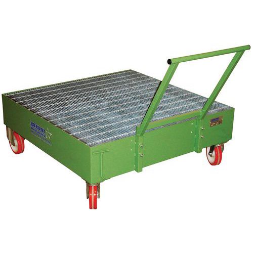 Vasca di ritenzione carrellata  -160 lt,