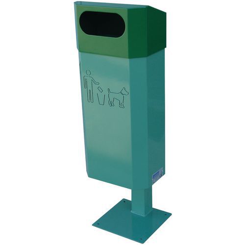 Cestino urbano per la raccolta delle deiezioni canine,