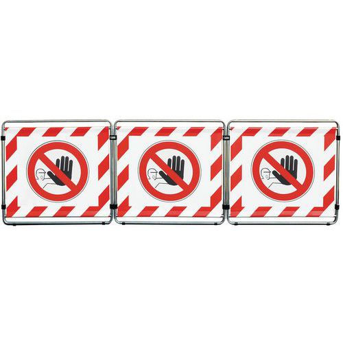 Barriera Sicurezza WORK 80/3 - monofacciale - Standard (Pericolo Generico),