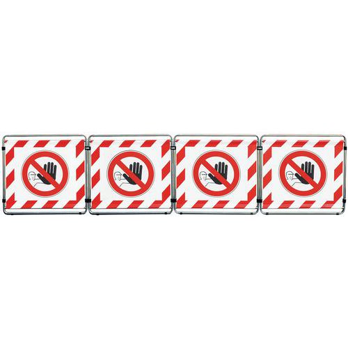 Barriera Sicurezza WORK 100/4 - monofacciale - Standard (Pericolo Generico),