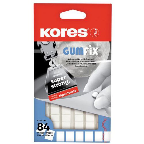 Kores Gomma Adesiva Gumfix Strisce Pre-Punzonate