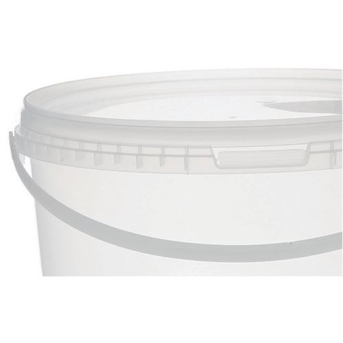 Secchio con coperchio 4 litri blu