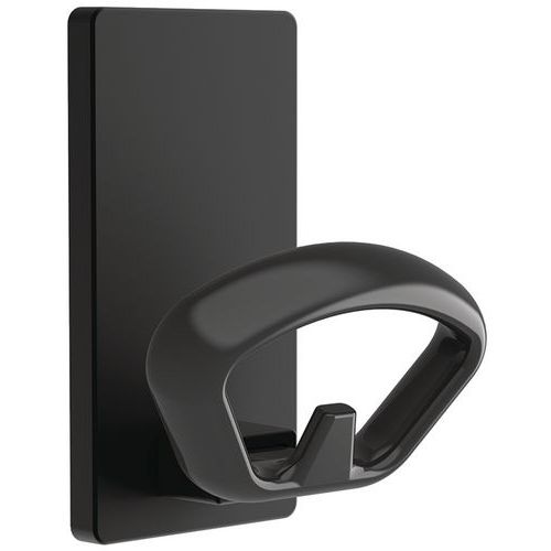 Appendino da parete magnetico Kobé nero,