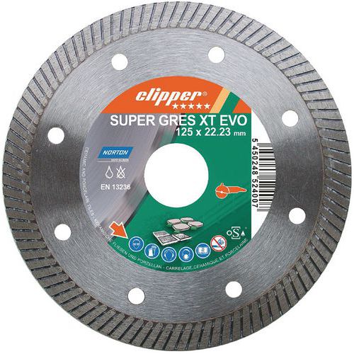 Disco diamantato per ceramica XT - 125x22,23 - Norton,