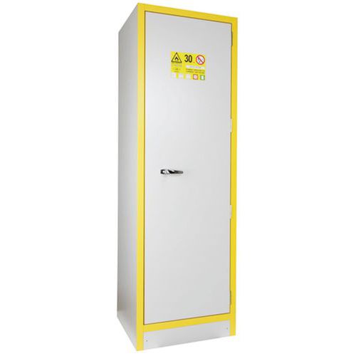 Armadio multirischio alto 1 anta 3 scomparti 3x30 L,