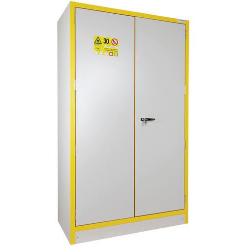 Armadio multirischio alto 2 ante 3 scomparti 1x120 L,