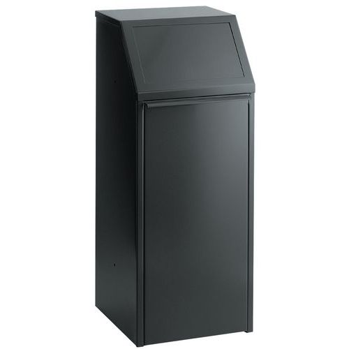 Pattumiera per la raccolta differenziata nera 68 L,