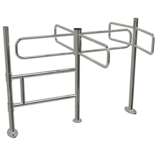 Tornello meccanico con elemento guida, rotazione a sinistra,