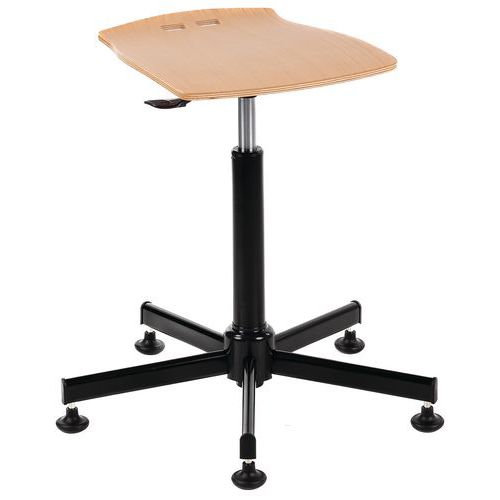 Seduta Verticali In Legno altezza sedile 52 A 76 cm,