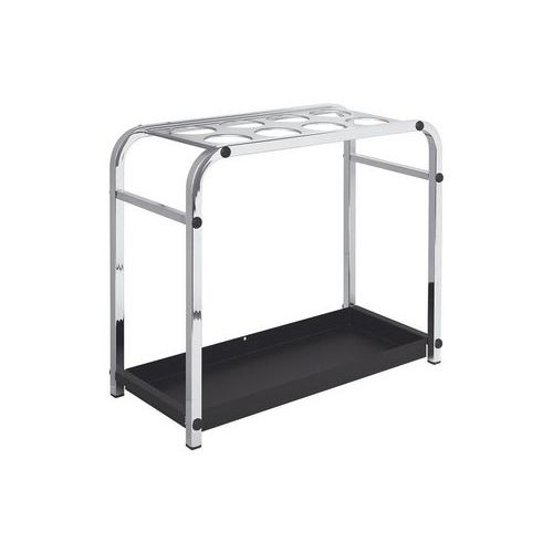 Portaombrelli a otto posti inox satinato,