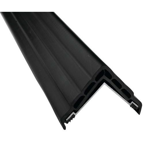 Anglisol alveoli piatti 80 mm x 67 mm x 2000 mm nero,